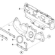 The bars go on the OUTSIDE of the exhaust manifold. OOOooohhhhh......
